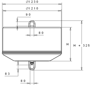 Boa di Ancoraggio Disegno tecnico